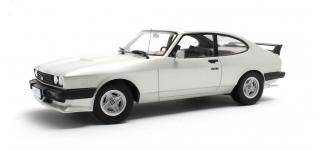 Ford Capri 2.8 Turbo 1981 Silver met. Cult Scale Models 1:18 Resinemodell (Türen, Motorhaube... nicht zu öffnen!)